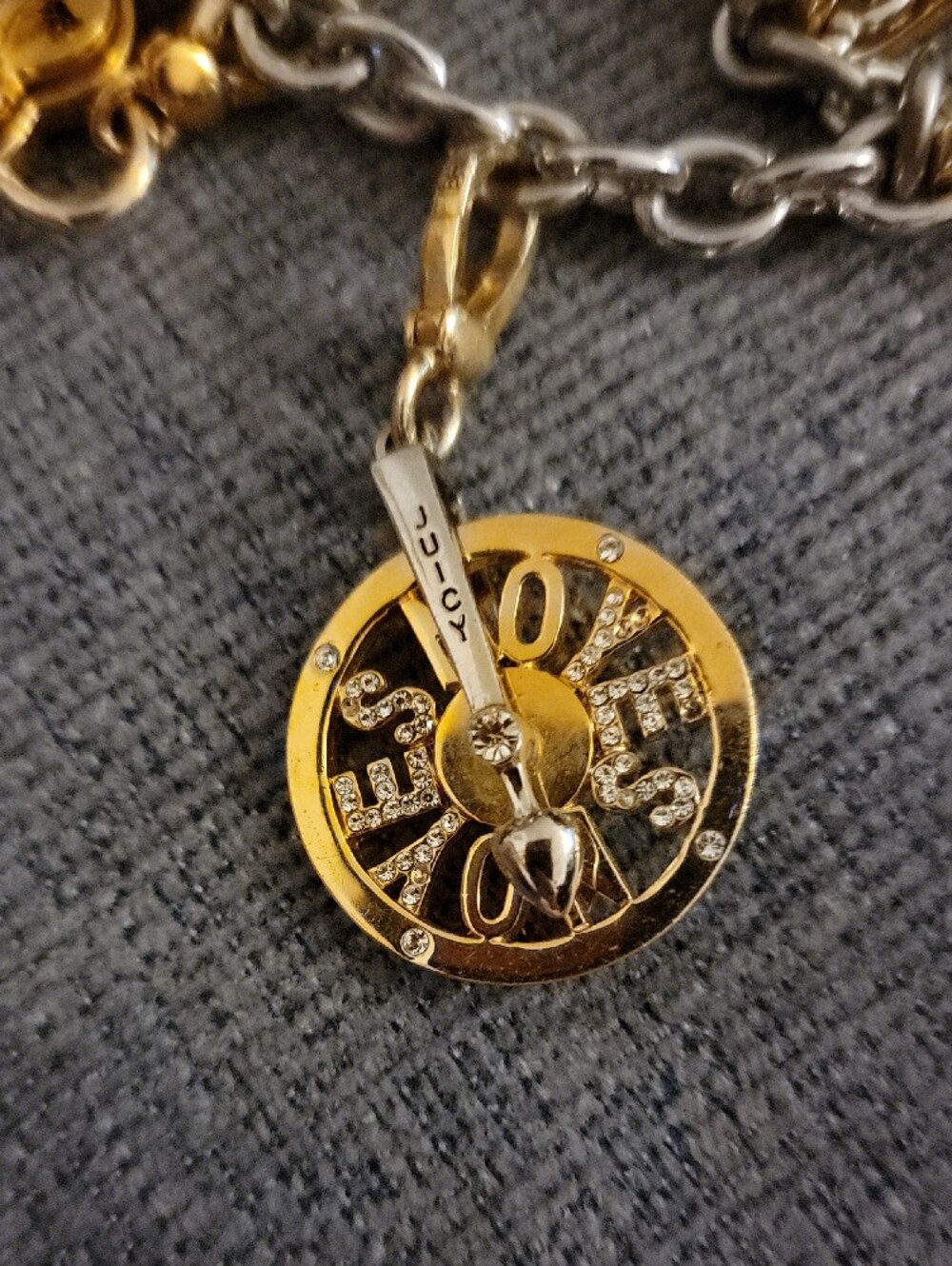 Vintage Y2K Juicy Couture Charm Necklace - Picture 8 of 15